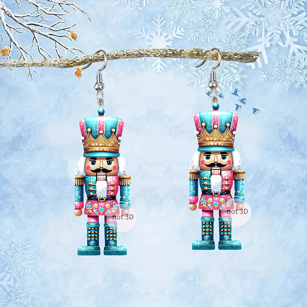 Wholesale Nutcracker King Earrings Christmas Holiday Earrings
